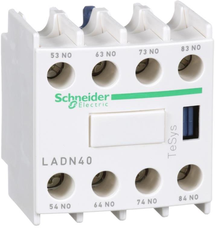 Блок помощни контакти TeSys D 4NO винтови клеми SE