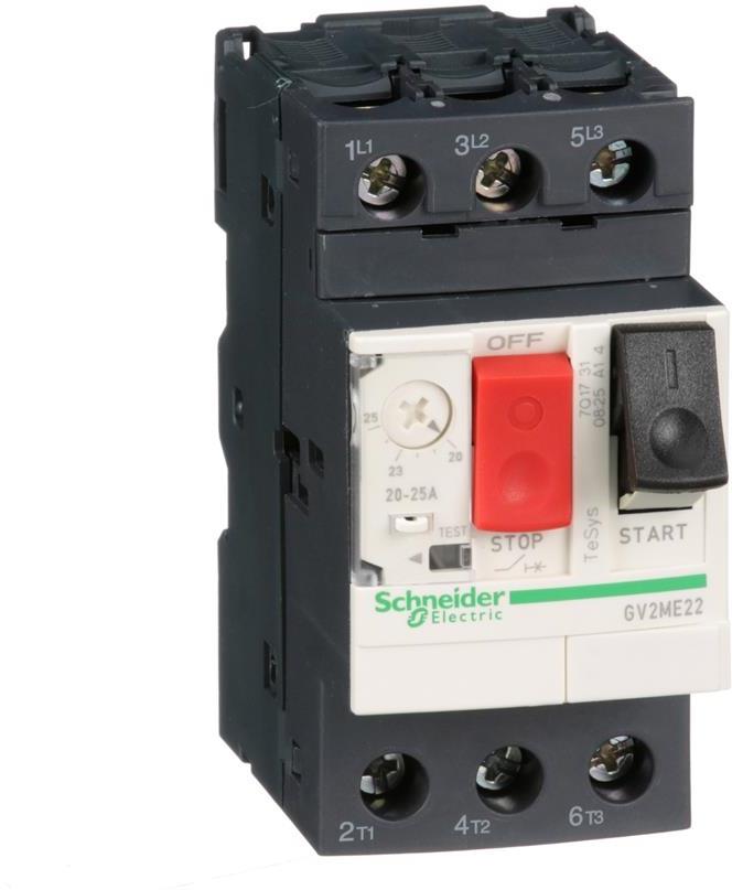 Моторна защита TeSys GV2ME 11kW TM 20…25A 15kA SE