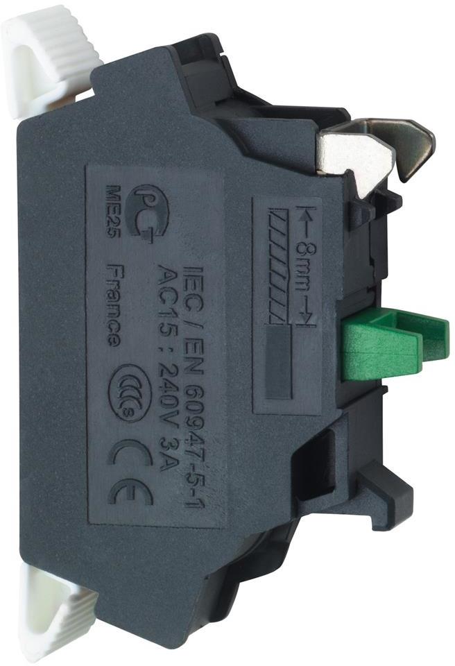 Контактен блок 1NO автоматични клеми Ø22mm SE