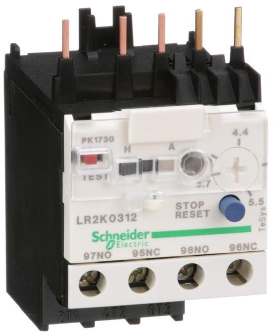 Термична защита TeSys K 3.7...5.5A 1NO-1NC SE
