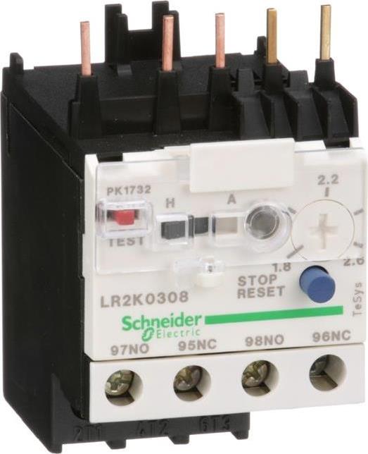 Термична защита TeSys K 1.8...2.6 1NO-1NC SE
