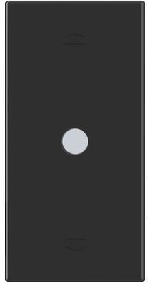 Ключ за щори Smart 1 мод. ЖИЧЕН изисква неутрала цвят Черен Classia Bticino с Netatmo