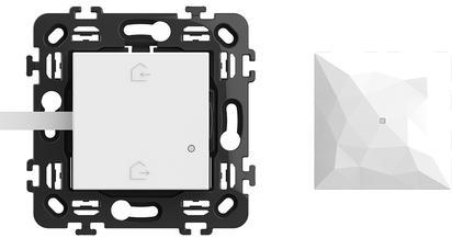Стартов пакет Smart (Gateway 2 мод. + Master ключ БЕЗжичен с 2 мод. носеща рамка) цвят Бял Classia Bticino с Netatmo