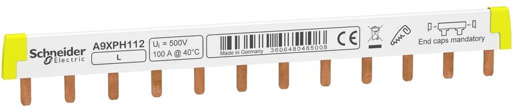 Захранващ гребен Acti 9 1P 16мм2 80A 12 прекъсвача L SE