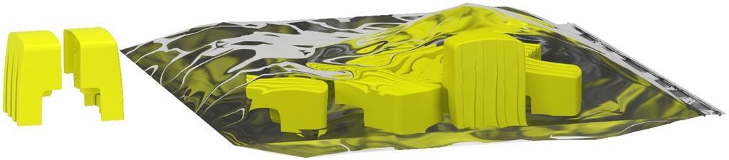 Крайни капачета Acti 9 за захранващ гребен 3P (10 бр.) SE