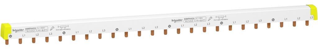 Захранващ гребен Acti 9 3P+N 16мм2 80A 6 прекъсвача NL1L2L3 SE