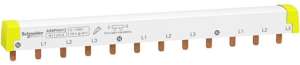 Захранващ гребен Acti 9 3P+N 16мм2 80A 3 прекъсвача NL1L2L3 SE