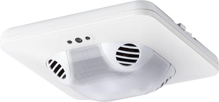 Датчик за присъствие PIR+US, за вграждане в таван, 360°, обхват D6m @ h=2,8m, IP20, UP258D61 KNX, Siemens