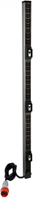 Разклонител PDU Zero-U 18x C13 + 6x C19, с кабел 3м и щепсел 3P+N+E 16A, Legrand