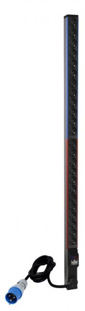 Разклонител PDU Zero-U 24x ШУКО, с кабел 3м и щепсел 2P+E 32A, Legrand