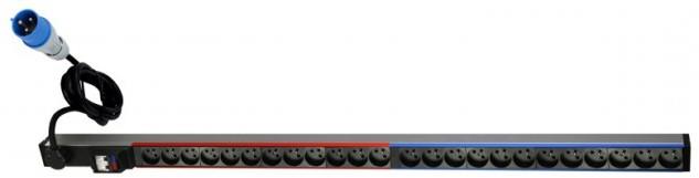 Разклонител PDU Zero-U 24x ФРЕНСКИ стандарт, с кабел 3м и щепсел 2P+E 32A, Legrand