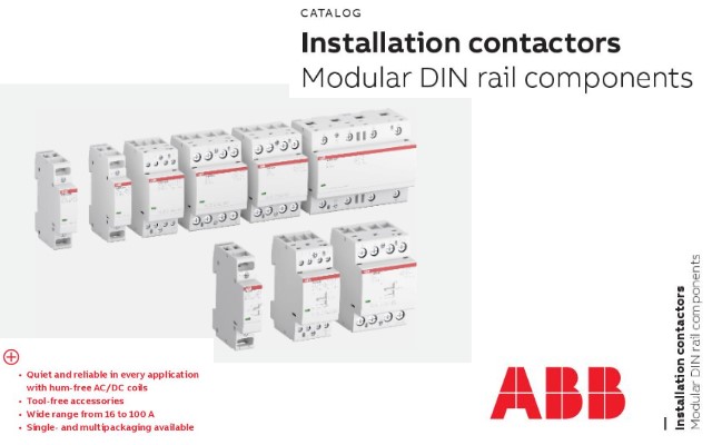 Каталог Инсталационни контактори 2019