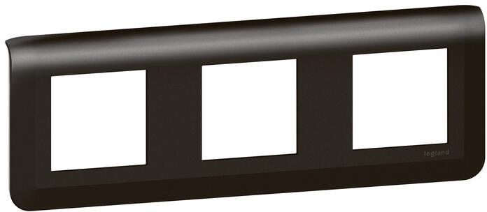 Лицева рамка 3х2 мод. цвят Черен NEW Mosaic Legrand