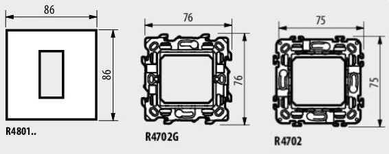 Рамка 1 мод. цвят Керемидено (Siena soft) Classia Bticino /блистер/
