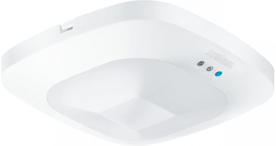Датчик за присъствие MW, за вграждане в таван, 360°, обхват D12m @ h=2,8m, IP20, HF 360, KNX, цвят Бял, Steinel