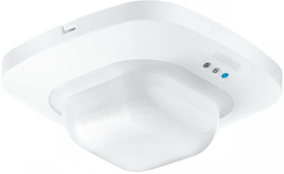 Датчик за присъствие PIR, за вграждане в таван, 360°, обхват 4 x 4m @ h=2,8m, IP20, IR Quattro, KNX, цвят Бял, Steinel