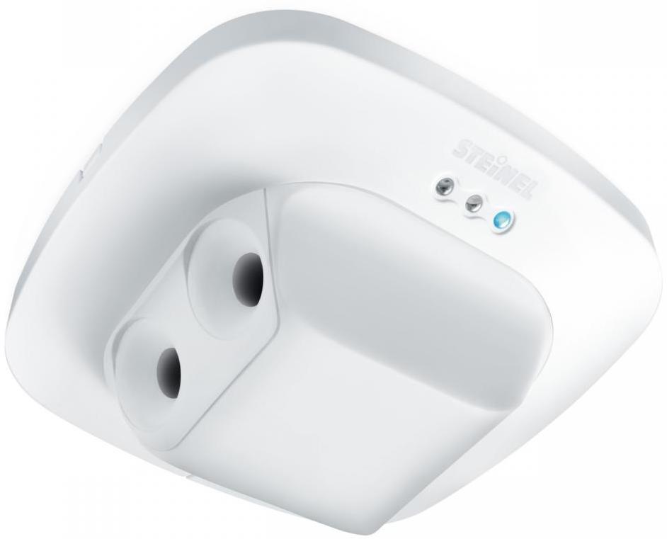 Датчик за присъствие US, за вграждане в таван, 180°, обхват 3 x 10m @ h=2,8m, IP20, Single US, KNX, цвят Бял, Steinel