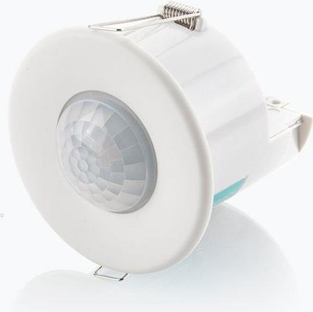 Датчик за присъствие PIR, за вграждане в таван, 360°, обхват D15m @ h=2,8m, IP40, DALI, EBDMR-DD, CP Electronics