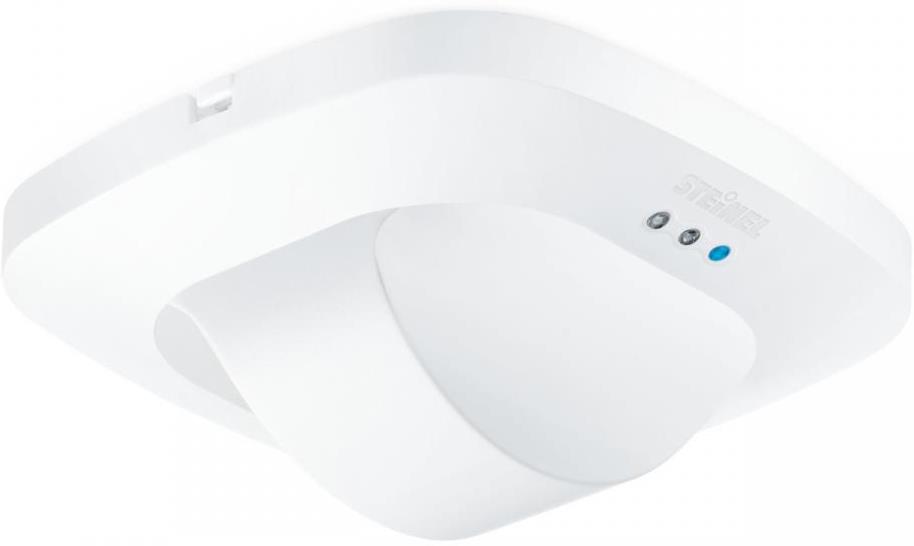 Датчик за присъствие MW, за вграждане в таван, 360°, обхват 20 x 3m @ h=2,8m, IP20, Dual HF, DALI, Бял, Steinel