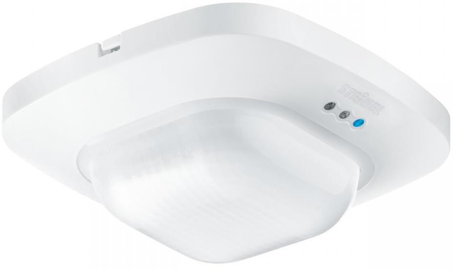 Датчик за присъствие PIR, за вграждане в таван, 360°, обхват 8 x 8m @ h=2,8m, IP20, IR Quattro HD, Бял, SNL3717 Steinel