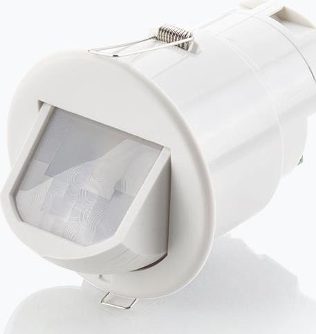 Датчик за присъствие PIR, за вграждане в таван, 90°, обхват 24m @ h=2,8m, IP40, DALI, EBDRC-DD, CP Electronics