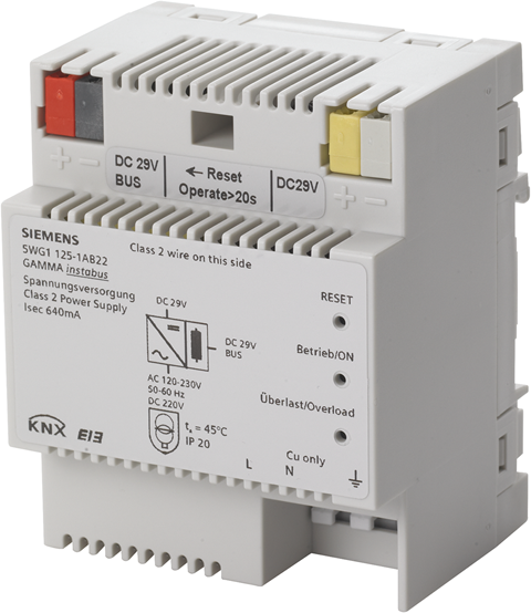 Захранващ блок N125/22 640mA 4DIN KNX Siemens