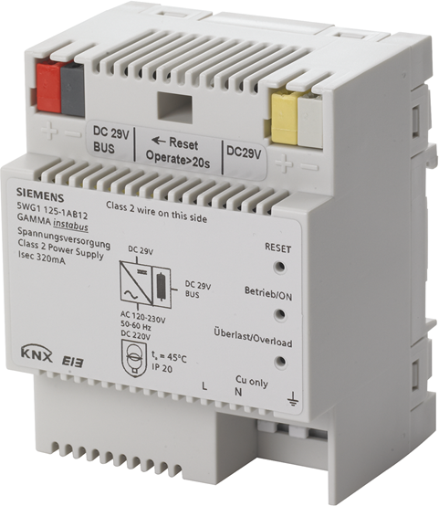 Захранващ блок N125/12 320mA 4DIN KNX Siemens