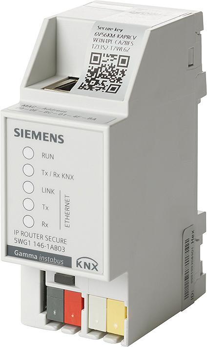 Системен разширител IP рутер N146/03 2DIN KNX Siemens