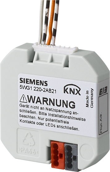 Модул входове UP220/21 2х канала 42х42mm KNX Siemens