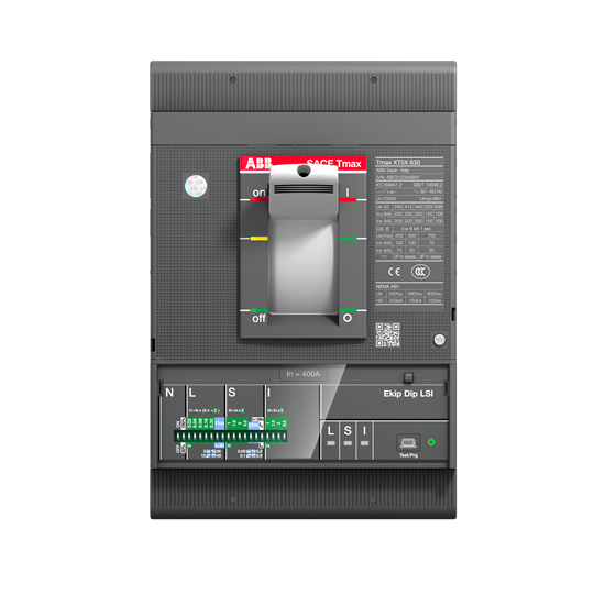 Автомат T Max XT5N 630А електронна защита Ekip LS/I 3P 36kA регулируем (In x 0.4...1) АВВ