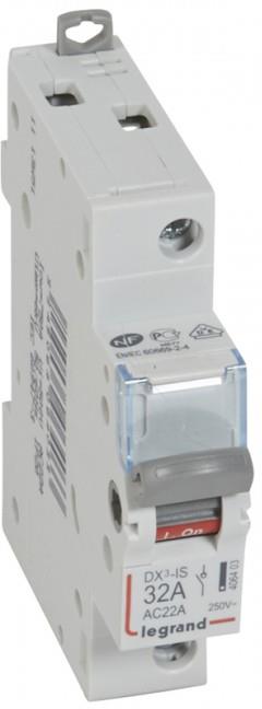 Товаров прекъсвач /шалтер/ DX3-IS 32A 1P 1 мод. Legrand