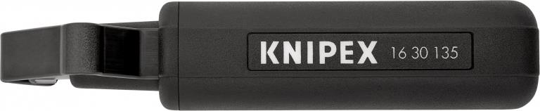 Кабелен нож, за изолация Ø6-29мм, черна ръкохватка 135мм, с фиксатор, Knipex