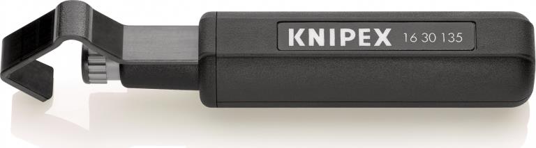 Кабелен нож, за изолация Ø6-29мм, черна ръкохватка 135мм, с фиксатор, Knipex
