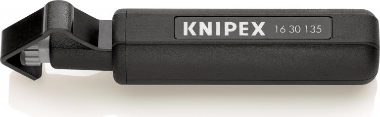 Кабелен нож, за изолация Ø6-29мм, черна ръкохватка 135мм, с фиксатор, Knipex