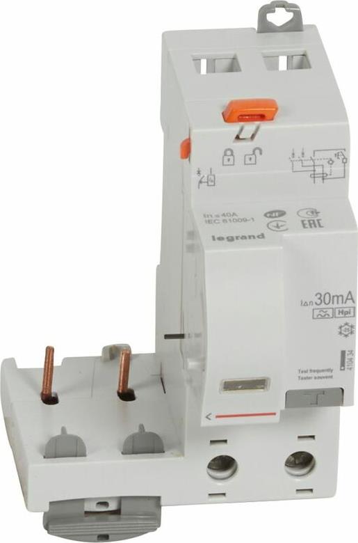 Допълнителен ДТЗ модул 2P 40A 30мА тип F DX3 Legrand