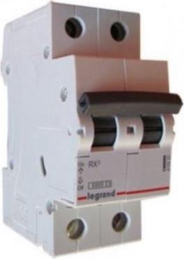 Автоматичен прекъсвач RX3 2P 16A крива В 6kA Legrand
