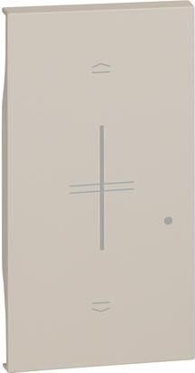 Лицев панел за Smart БЕЗжичен ключ за щори 2 мод. цвят Крем LNow Bticino с Netatmo