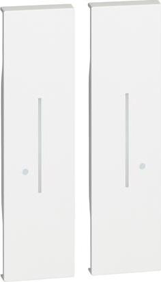 Лицев панел за сериен Smart ключ 2 мод. БЕЗжичен подвижен цвят Бял LNow Bticino с Netatmo