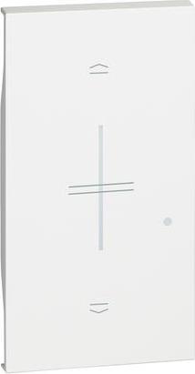 Лицев панел за Smart БЕЗжичен ключ за щори 2 мод. цвят Бял LNow Bticino с Netatmo