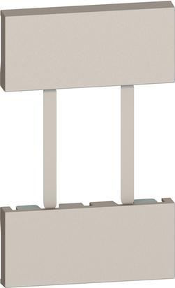 Лицев панел за Gateway със Smart контакт немски стандарт 2 мод. цвят Крем LNow Bticino с Netatmo