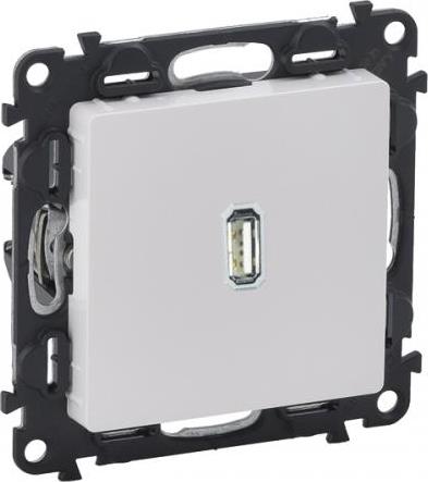 Розетка USB за зареждане тип C 1.5A 7.5W цвят Бял Valena Life Legrand /до изчерпване/