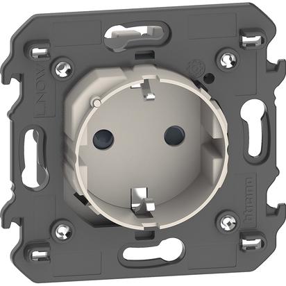 Контакт 16A Smart Шуко 2 мод. цвят Крем LNow Bticino с Netatmo