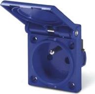 Контакт ФРЕНСКИ СТАНДАРТ 2P+Е 16A IP54 серия Domo панелен монтаж 50х60мм Scame