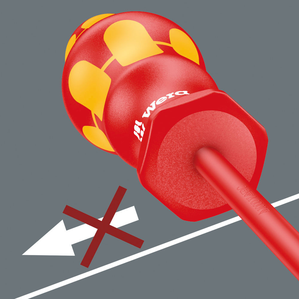 Комплект отвертки, 2х PZ/S Slim, 165/2 Kraftform VDE 1000V Wera