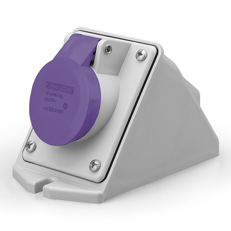 Промишлен контакт за открит монтаж 3P 16A 20-25V IP44 серия IEC309 Scame