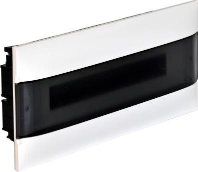 Табло за СКРИТ монтаж 18 мод. Practibox S с прозрачна врата и Н и РЕ клеми Legrand