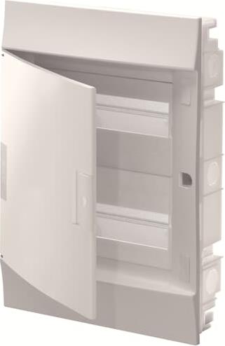 Табло за скрит монтаж  2х18мод. Mistral41F с бяла НЕ прозрачна врата и Н и РЕ клеми ABB