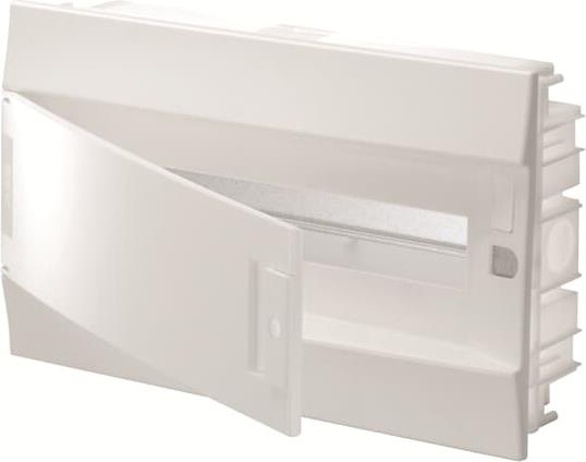 Табло за скрит монтаж  18мод. Mistral41F с бяла НЕ прозрачна врата и Н и РЕ клеми ABB