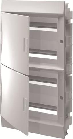 Табло за скрит монтаж  4х18мод. Mistral41F с бяла НЕ прозрачна врата и Н и РЕ клеми ABB