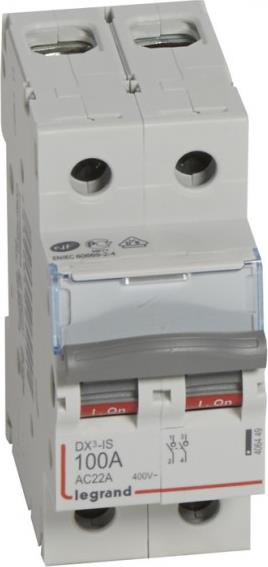 Товаров прекъсвач /шалтер/ DX3-IS 100A 2P 2 мод. Legrand